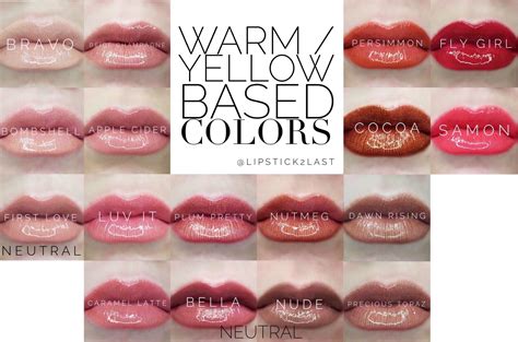 warm tone lipstick colors.